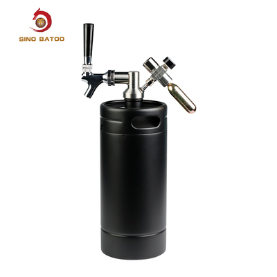 3.8l 128oz Pressurized Mini Keg 304 Stainless Steel Custom Logo Oem Odm
