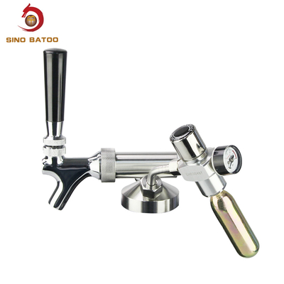 3.8L SS304 Pressurized Mini Keg , FDA Portable Beer Tap System